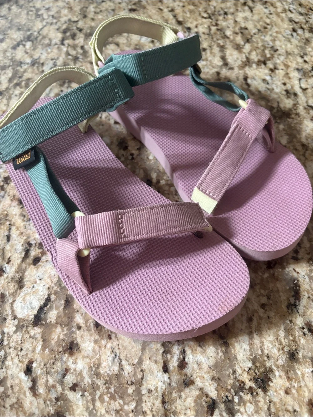 Teva Kids Lavender Sandals with Teal Straps